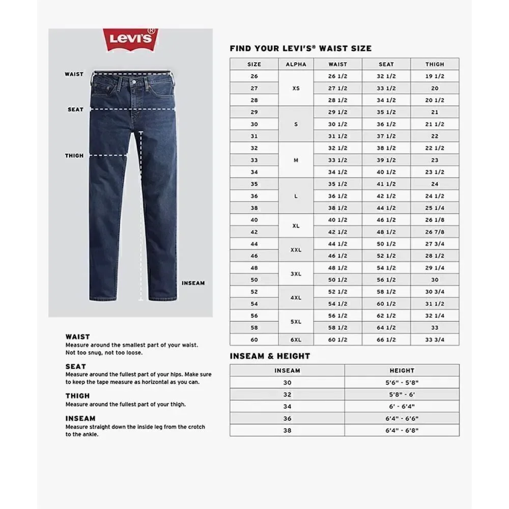 Levi's Men's 505 Regular Fit Jeans